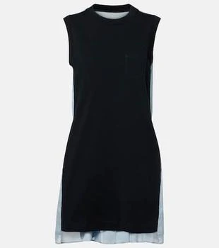Sacai | Cotton jersey minidress