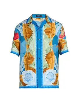 Versace | Affresco Silk Twill Shirt
