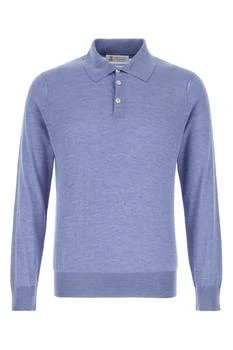 Brunello Cucinelli | Brunello Cucinelli Long-Sleeved Knitted Polo Shirt