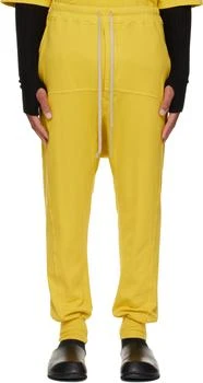 Rick Owens | Yellow Concordians Drawstring Sweatpants