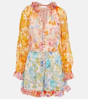 Zimmermann | Raie floral playsuit
