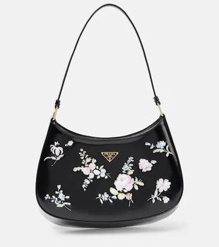 Prada | Prada Cleo floral leather shoulder bag