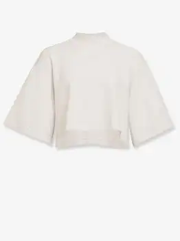 Alaia | Cropped cotton blend top