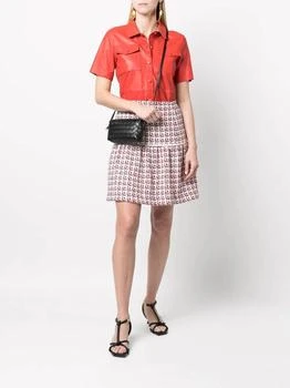 Salvatore Ferragamo | Women's Textured A-Line Skirt In Beige