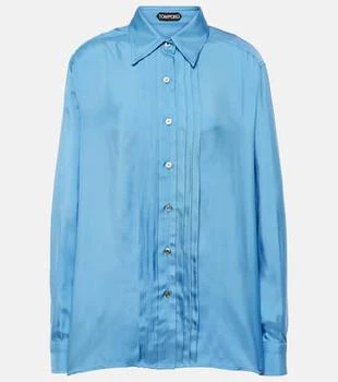Tom Ford | Pleated twill shirt