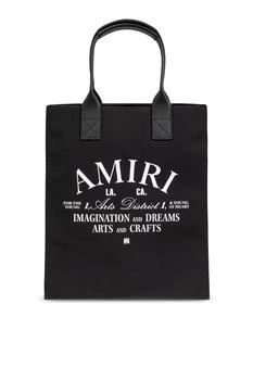 AMIRI | Amiri Logo Printed Top Handle Tote Bag