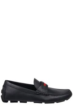 Gucci | Gucci Web Detailed Slip-On Drivers