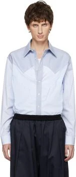 MAISON MARGIELA | Blue Paneled Shirt