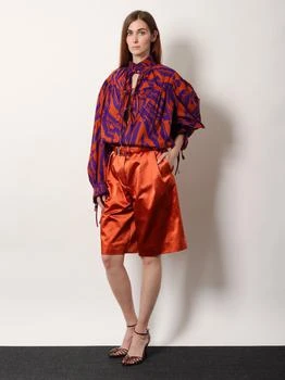 Dries Van Noten | Catya cotton shirt with Crushed Stripe print