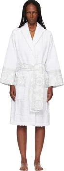 Versace | White 'I Heart Baroque' Bathrobe