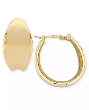 Macy's | Bold Graduated Hoop Earrings Set in 14k Gold