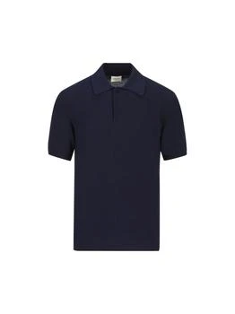 Yves Saint Laurent | Saint Laurent Button Detailed Short-Sleeved Polo Shirt