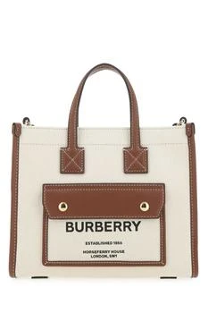 Burberry | Burberry Logo Printed Mini Freya Tote Bag