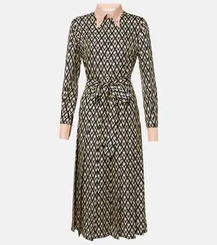 Valentino | Toute La V silk twill shirt dress