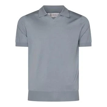 Brunello Cucinelli | Brunello Cucinelli Short Sleeved Ribbed Polo Shirt