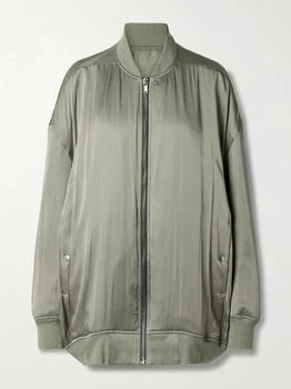 Rick Owens | Peter Oversized Padded Satin Jacket  - IT46
