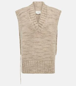MAISON MARGIELA | Alpaca, cotton, and wool sweater vest