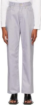 SSENSE Exclusive Purple Benz Jeans