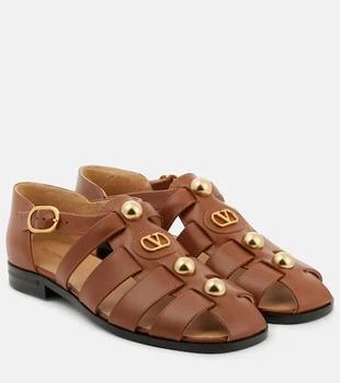 Valentino | VLogo Signature leather fisherman sandals
