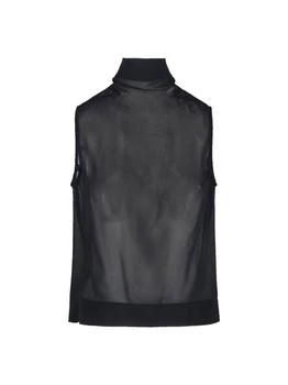 Rick Owens | Rick Owens High Neck Sleeveless Top