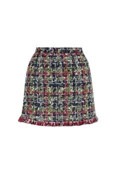 ETRO | Etro Tweed Zipped Mini Skirt