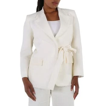 Chloé | Ladies Iconic Milk Double-Breasted Belted Blazer Jacket