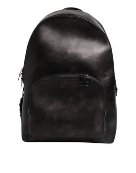 Dolce & Gabbana | Leather School Travel Backpack Men's Bag (Pre-Owned)