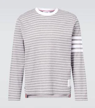 Thom Browne | Milano 4-Bar striped cotton T-shirt
