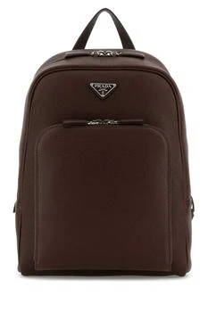 Prada | Prada Triangle-Logo Zipped Backpack