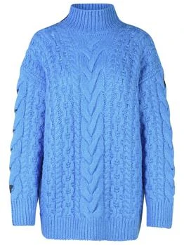 Stella McCartney | Stella McCartney Two-Tone Cable Knitted Oversized Jumper