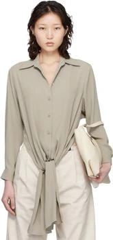 MM6 | Taupe Dual-Wear Shirt