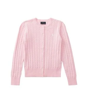 Ralph Lauren Cable Knit Cotton Cardigan (Big Kids)