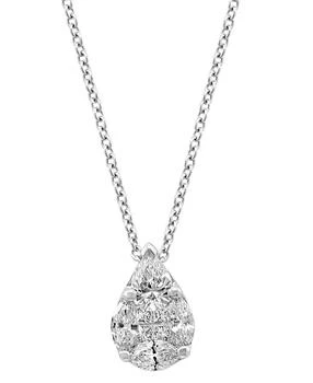 Effy | Diamond Pendant Necklace (3/4 ct. t.w.) in 14k White Gold