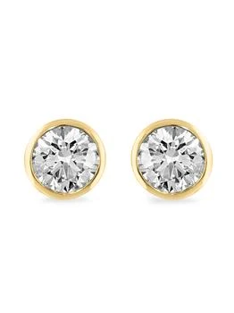 14K Yellow Gold & 2.43 TCW Lab-Grown Diamond Stud Earrings
