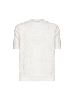 Fendi | Fendi Logo Detailed Crewneck Sweater