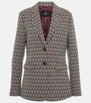 ETRO | Printed cotton-blend blazer