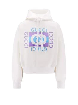 Gucci | Gucci Logo Printed Drawstring Hoodie