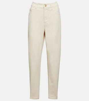 Brunello Cucinelli | High-rise cotton pants