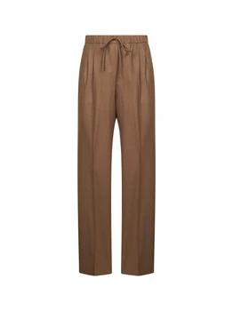 MAX MARA | Tobacco stretch cashmere GATTI drawstring trousers | Women | 40