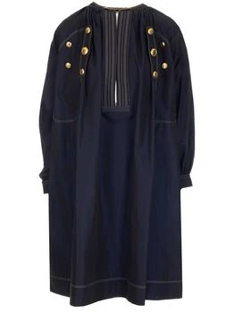 Givenchy | Givenchy Button Detailed Midi Dress