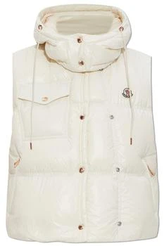 Moncler | Moncler Pario Logo Patch Hooded Padded Gilet