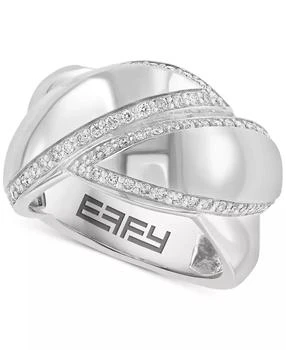 Effy | EFFY® Diamond Statement Ring (1/2 ct. t.w.) in Sterling Silver