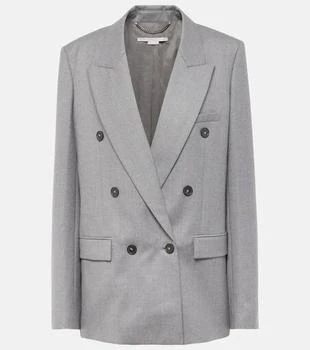 Stella McCartney | Double-breasted wool flannel blazer
