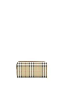 Burberry | Burberry Vintage Check Zip-Around Wallet