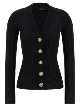 Balmain | Balmain Buttoned Fitted Cardigan