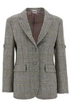 Thom Browne | Thom Browne Checked Single-Breasted Blazer