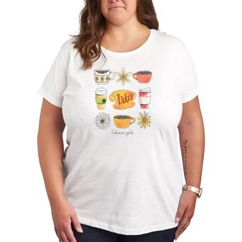 Hybrid Apparel Air Waves Trendy Plus Size Gilmore Girls Graphic T-shirt