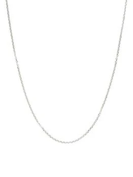 Saks Fifth Avenue | Build Your Own Collection 14K White Gold Diamond Cut Cable Chain Necklace