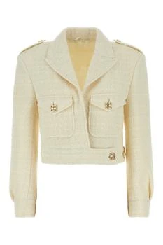 Givenchy | Givenchy 4G Plaque Tweed Cropped Jacket