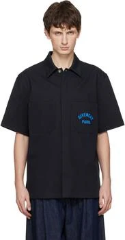 Givenchy | Navy 'GIVENCHY Paris' Cotton Twill Shirt
